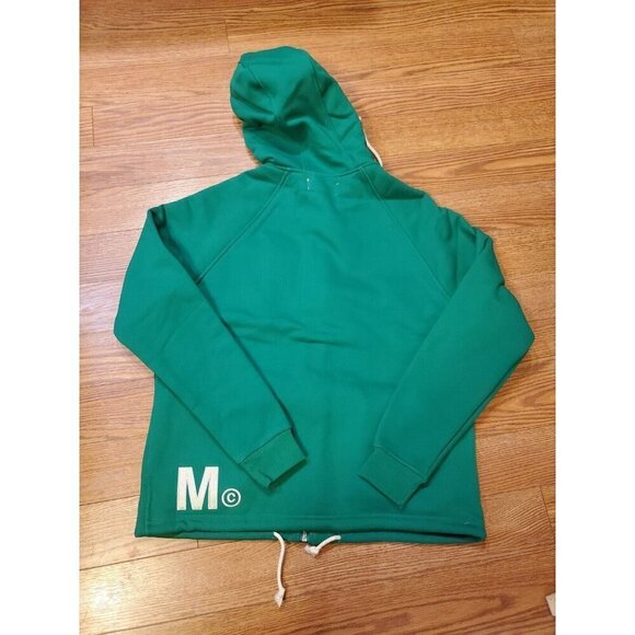 Mcnairy & Co Duffel Hoodie Mens M Kelly Green Zippered Pockets NWT MSRP $224 - Picture 12 of 13